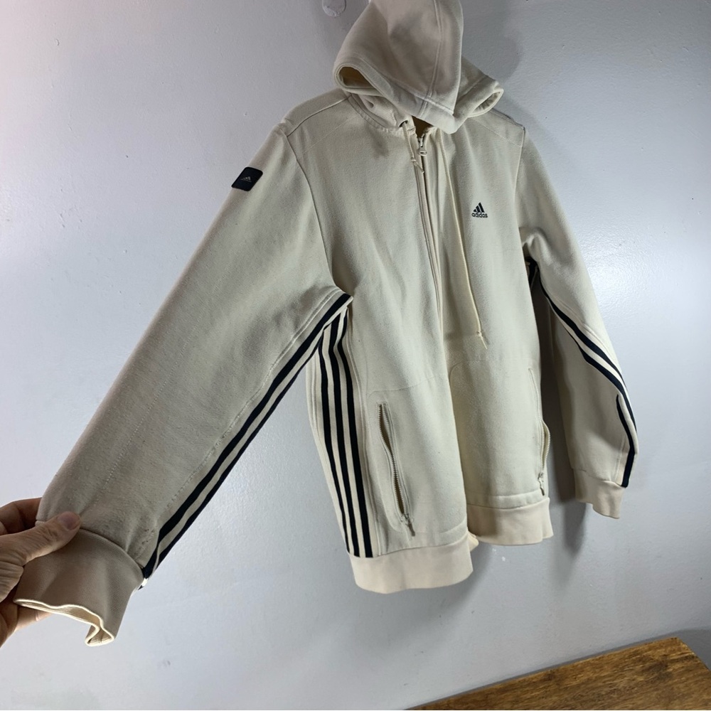 Adidas hoodie stripes sweat-shirt - Picture 3 of 11